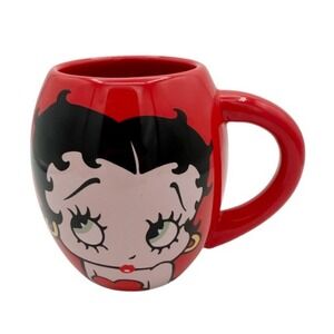 Betty Boop Collectible Head Barrel Red Coffee/Tea Mug 16 Ounces Retro kitchen